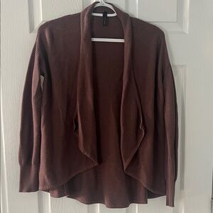 Women's Maurice’s Mauve Open Front Sweater